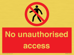 No unauthorised access